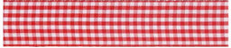 SR1403-15-250 - SUPER RIBBON GINGHAM 15mm 250 RED