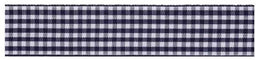 SR1403-15-370 - SUPER RIBBON GINGHAM 15mm 370 NAVY