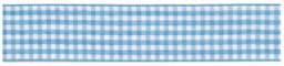 SR1403-6-305 - SUPER RIBBON GINGHAM 6mm 305 BABY BLUE CHECK