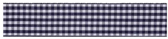 SR1403-6-370 - SUPER RIBBON GINGHAM 6mm 370 NAVY BLUE CHECK