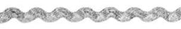 SR1404-9-LX-SILVER - SUPER RIBBON RIC RAC 5mm LUREX SILVER