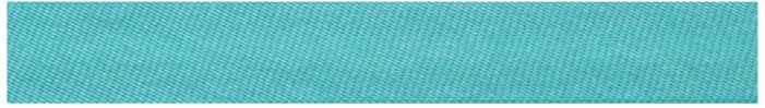 SR1405-19-340 - SUPER RIBBON SATIN BIAS 19mm 340 TURQUOISE
