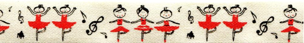 SR1408-15-NAT - SUPER RIBBON DANCING GIRLS 15mm NATURAL