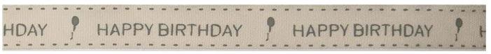 SR1415-16-HB - SUPER RIBBON HAPPY BIRTHDAY 15mm