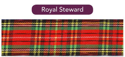 SR1510-40-RS - SUPER RIBBON TARTAN 40mm ROYAL STEWARD