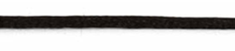 SR1701-3-030 - SUPER RIBBON SATIN RATTAIL 3mm 030 BLACK