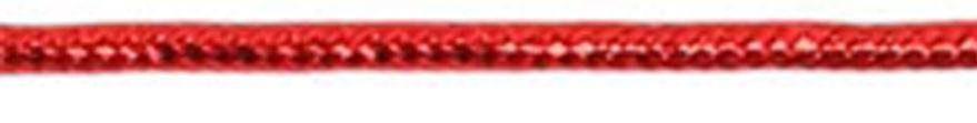SR1701-3-LR - SUPER RIBBON SATIN RATTAIL 3mm LUREX RED