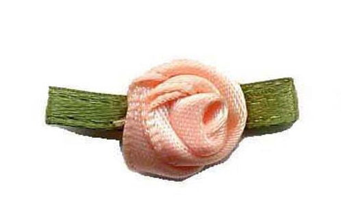 SR714 - SMALL ROSES 714 PETAL PEACH (Green Leaf)