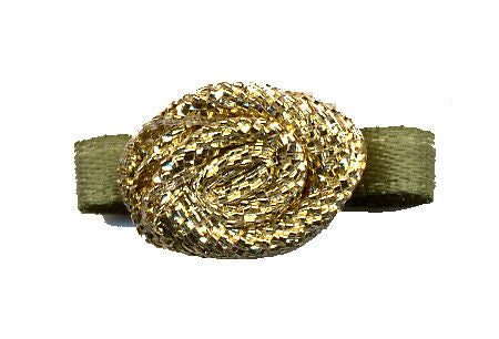 SRG - SMALL ROSES GREEN LEAF/GOLD
