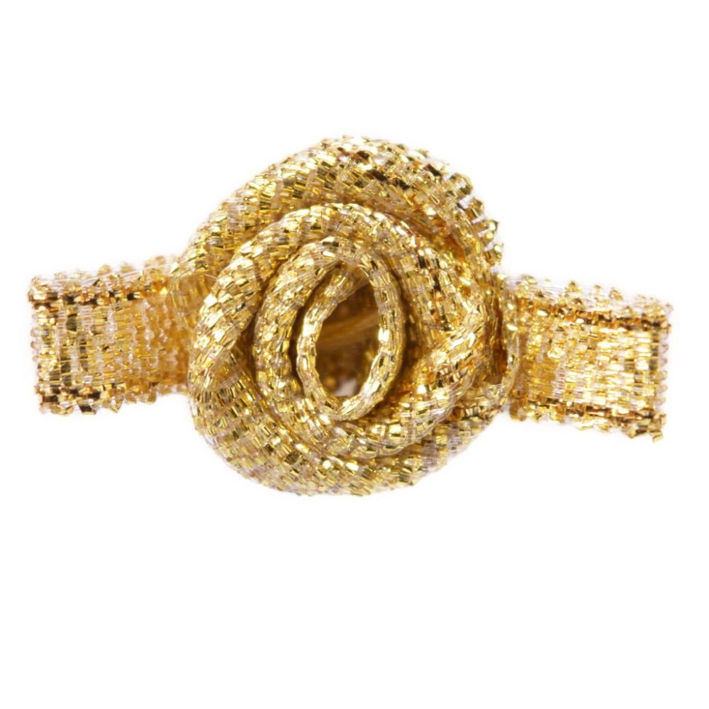 SRMG - SMALL ROSES METALLIC ALL GOLD