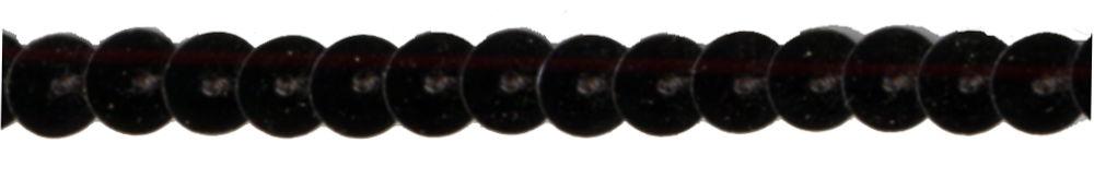 SS-B - 6mm STRUNG SEQUINS - BLACK