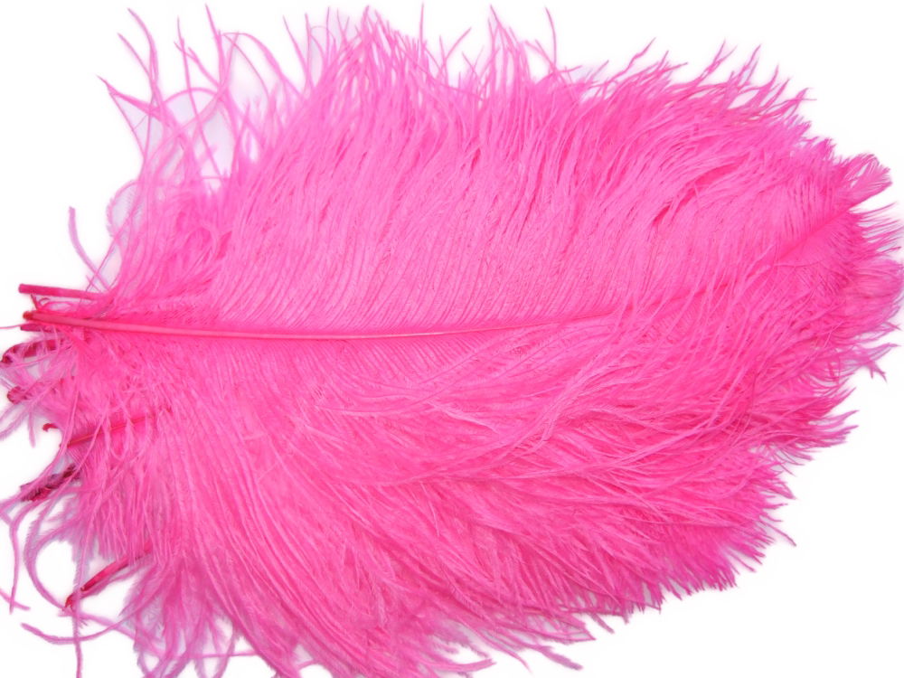 ST31FLP - SMALL OSTRICH FEATHERS FLO PINK