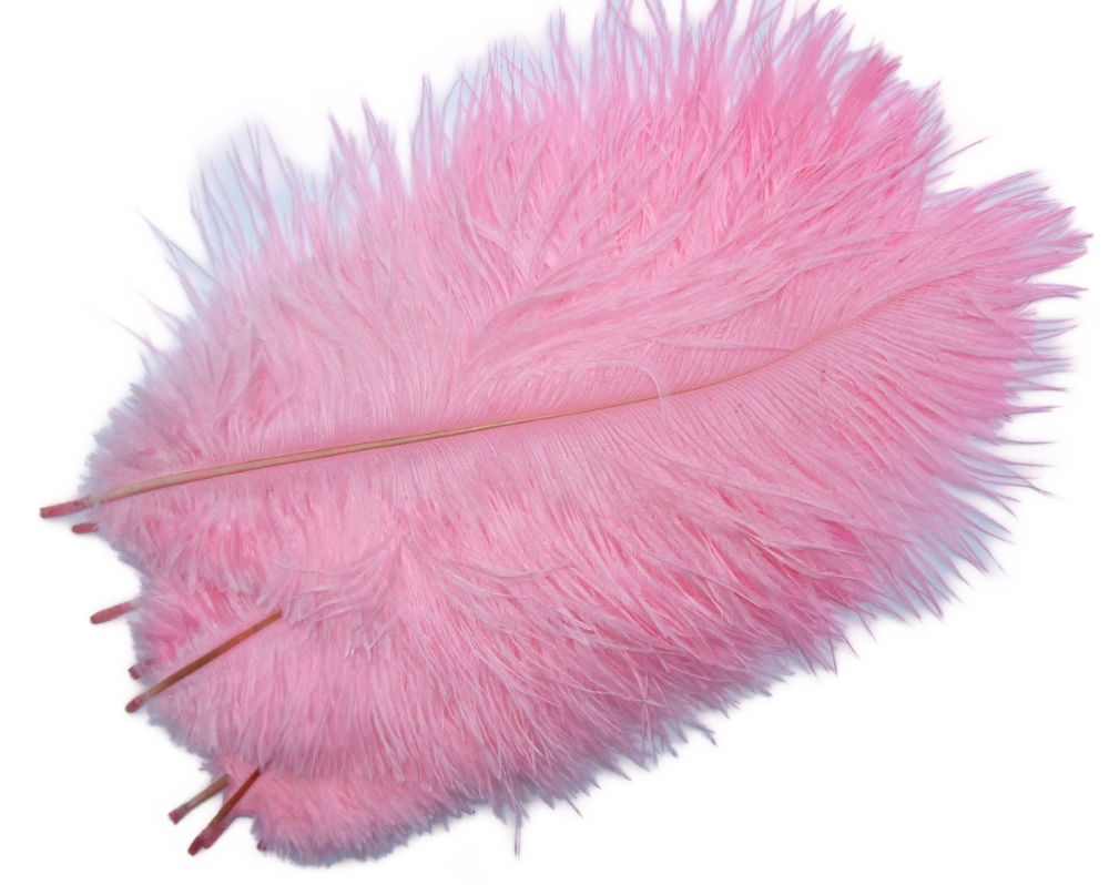 ST31PK - SMALL OSTRICH FEATHERS PALE PINK