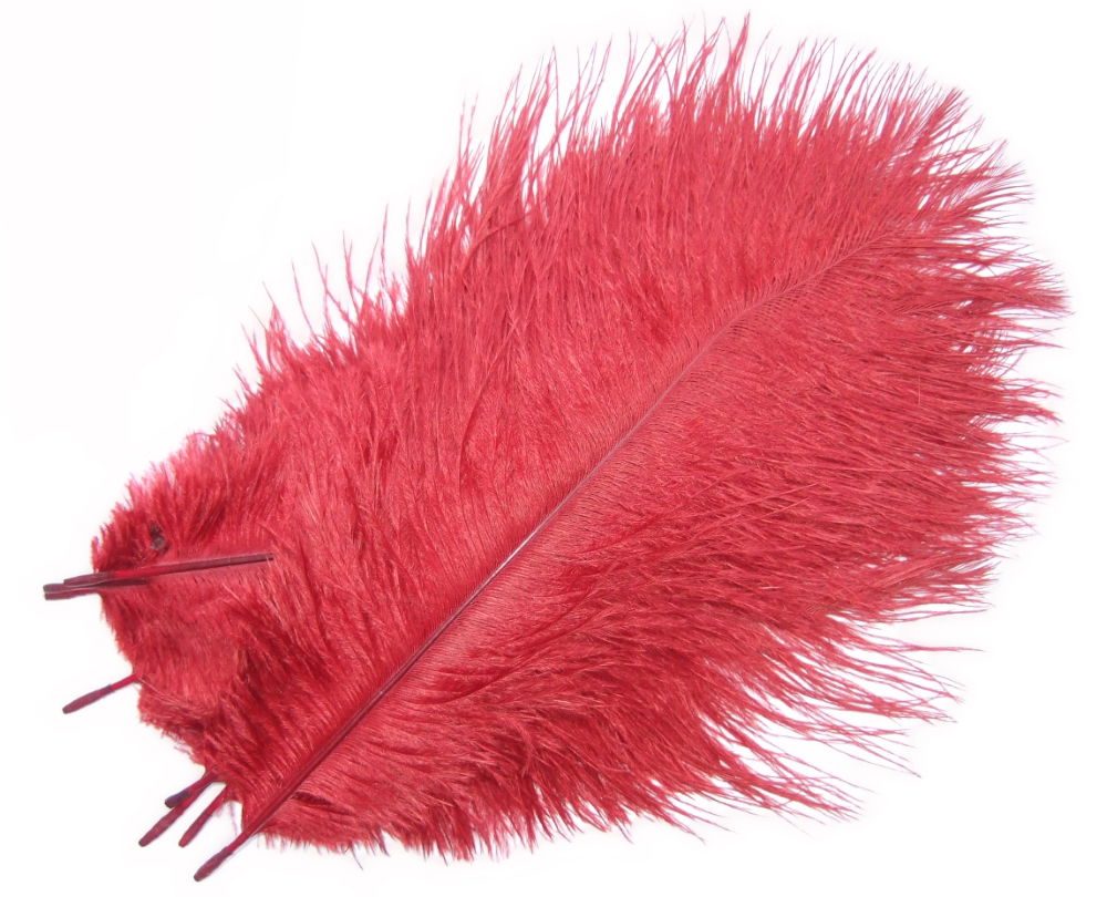 ST31WI - SMALL OSTRICH FEATHERS WINE