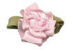 SWL117 - --MEDIUM SWIRL ROSE & LEAF LT PINK