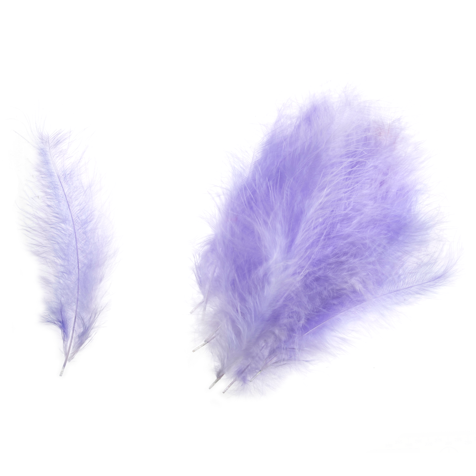 TD0041 - MARABOU FEATHERS APPROX 16CM LILAC