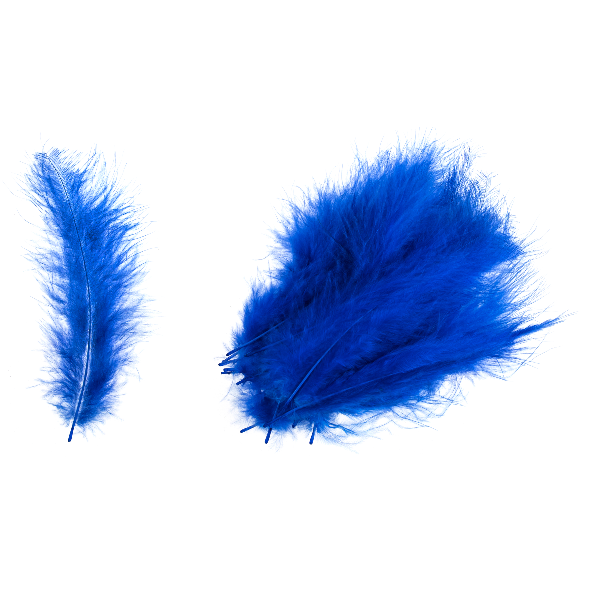 TD0042 - MARABOU FEATHERS APPROX 16CM ROYAL