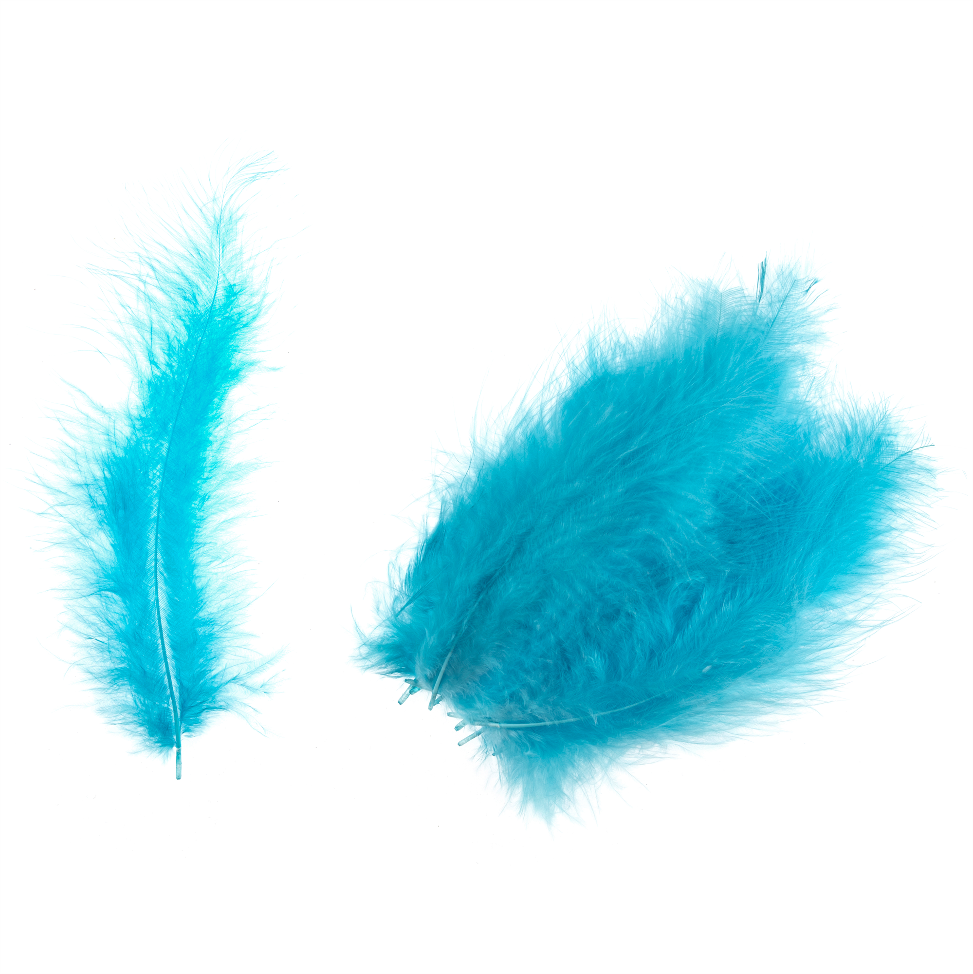 TD0043 - MARABOU FEATHERS APPROX 16CM TURQUOISE