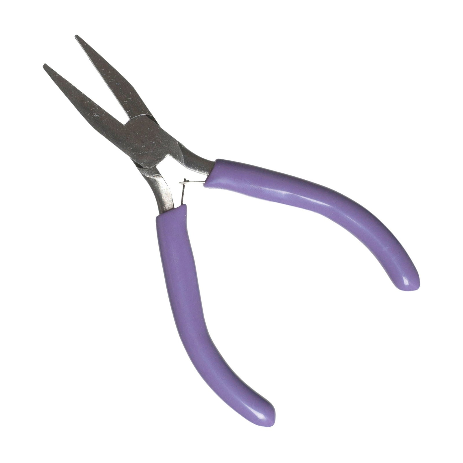 TJ0097 - FLAT NOSE PLIERS (LILAC HANDLE)