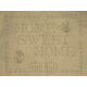V22F40-9 - SAMPLER - 35 x 45cm - HOME SWEET HOME