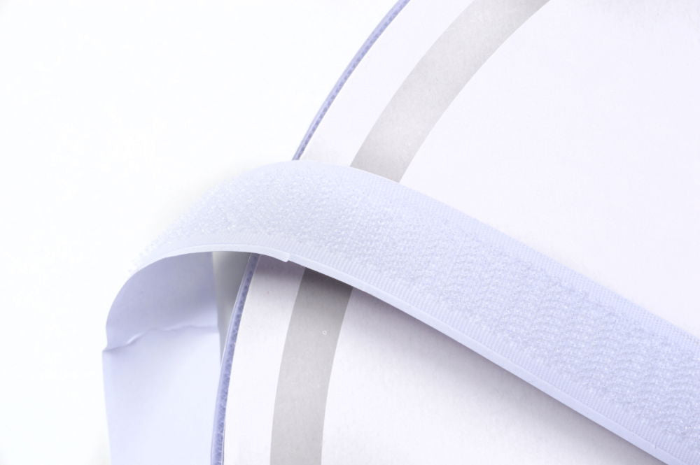 VBSTH-W - BULK 20mm STK ON HOOK ONLY WHITE 25m