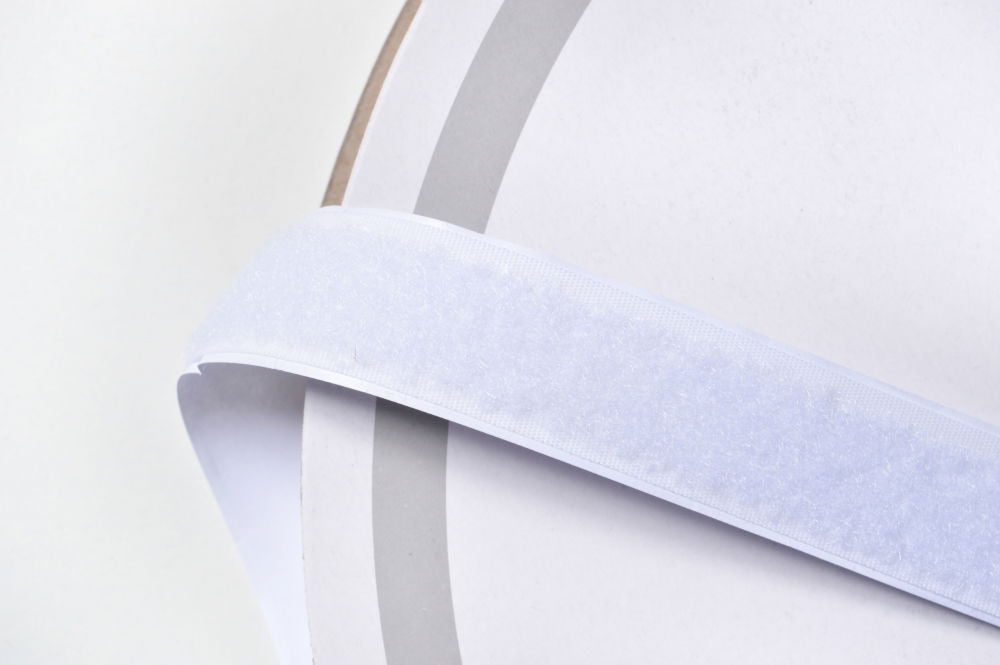 VBSTL-W - BULK 20mm STK ON LOOP ONLY WHITE 25m