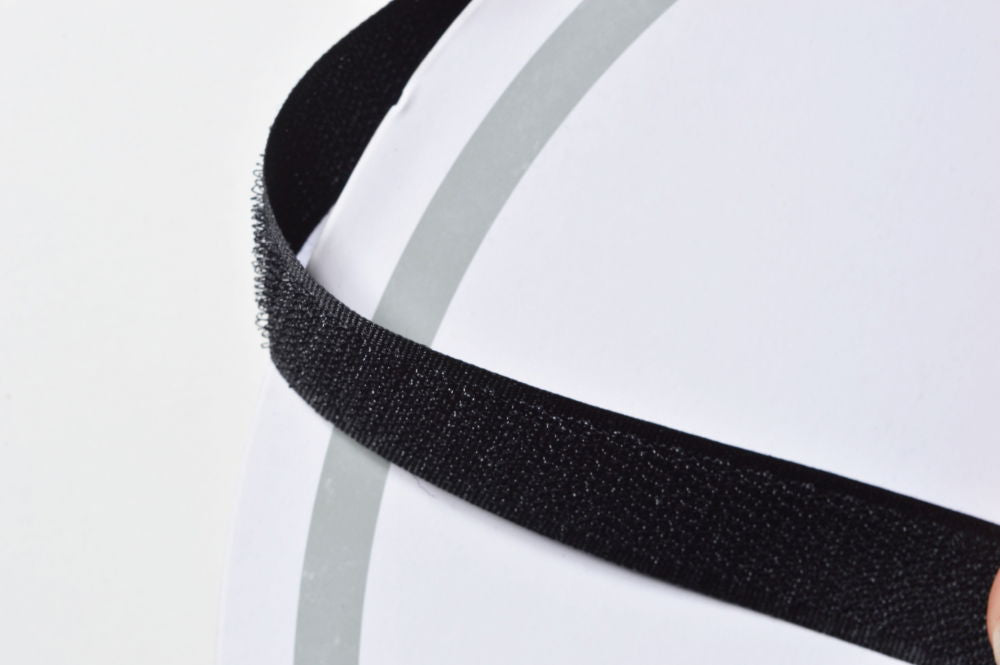 VBSWH-B - BULK 20mm SEW ON HOOK ONLY BLACK 25m