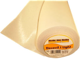 VDECLT - DECOVIL **LIGHT** BEIGE 90cm LEATHER LIKE FUSIBLE