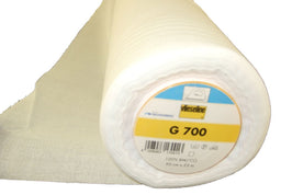 VG70010 - INTERFACING WOVEN 90cm MED WHITE COTTON 25m