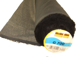VG70099 - INTERFACING WOVEN 90cm MED BLACK COTTON