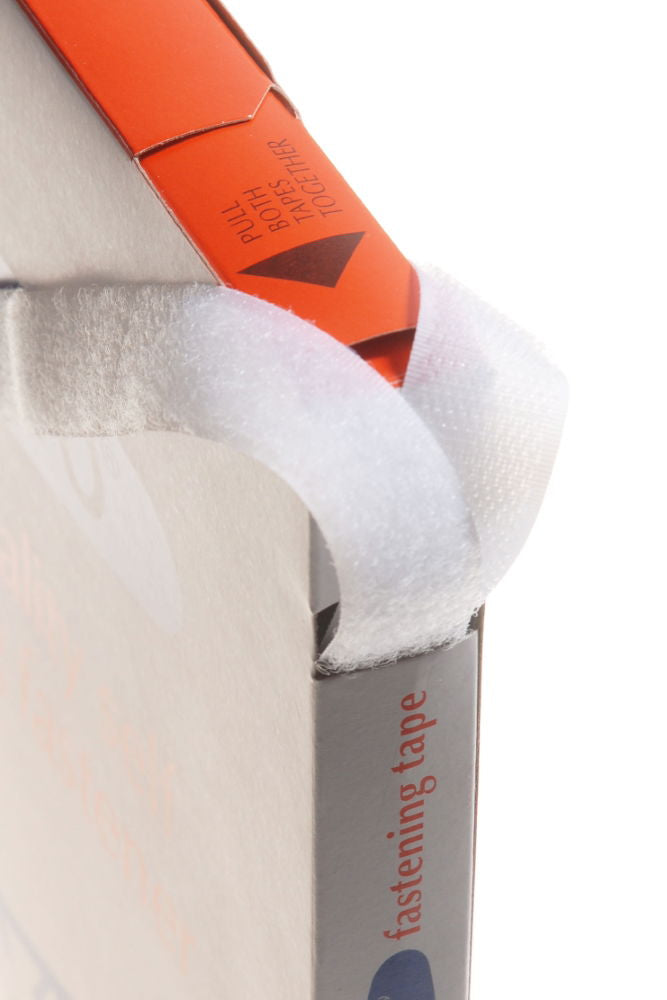 VHL-W - HOOK & LOOP SEW ON 20mm WHITE (BOXED)