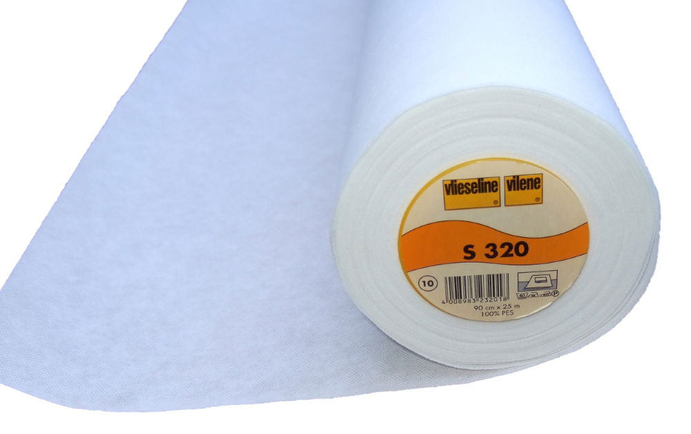 VS320-90 - S320 TIE BACK/HOMEMAKER FLEX FUSIBLE 90cm WHITE