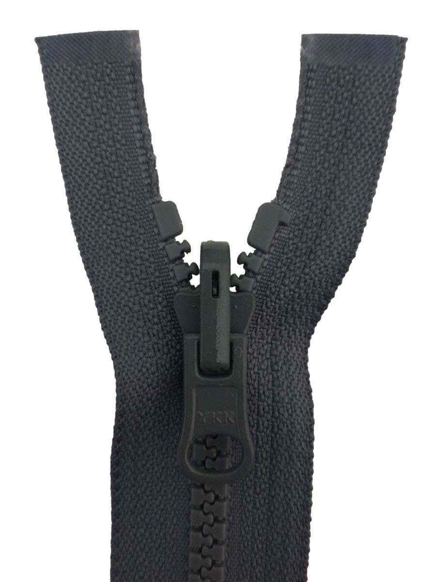 VSO58A-24-578 - YKK VISLON REVERSIBLE ZIP 24 inch 61 cm 578 METAL GREY