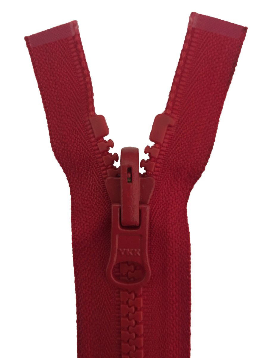 VSO58A-30-519 - YKK VISLON REVERSIBLE ZIP 30 inch 76 cm 519 RED