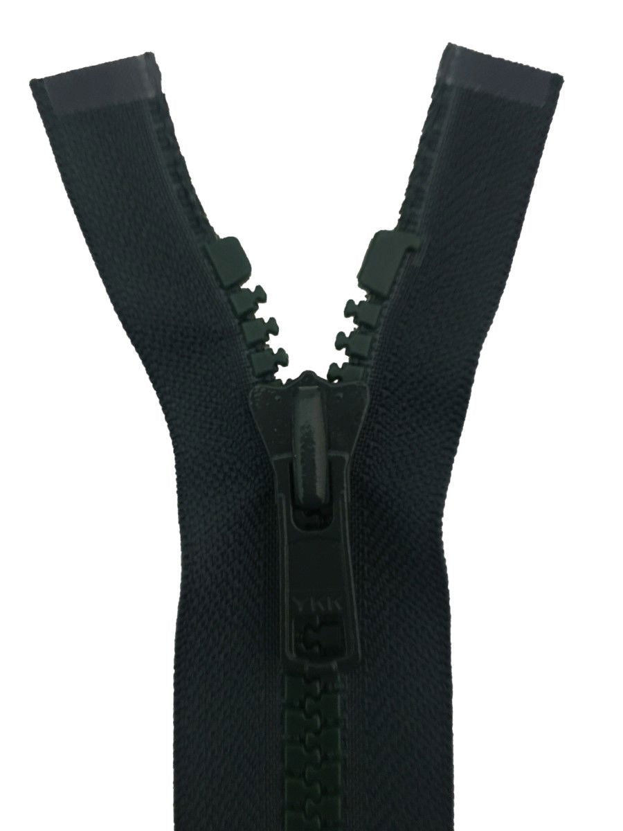 VSO86-22-580 - YKK VISLON OPEN END ZIP 22 inch 56 cm 580 BLACK
