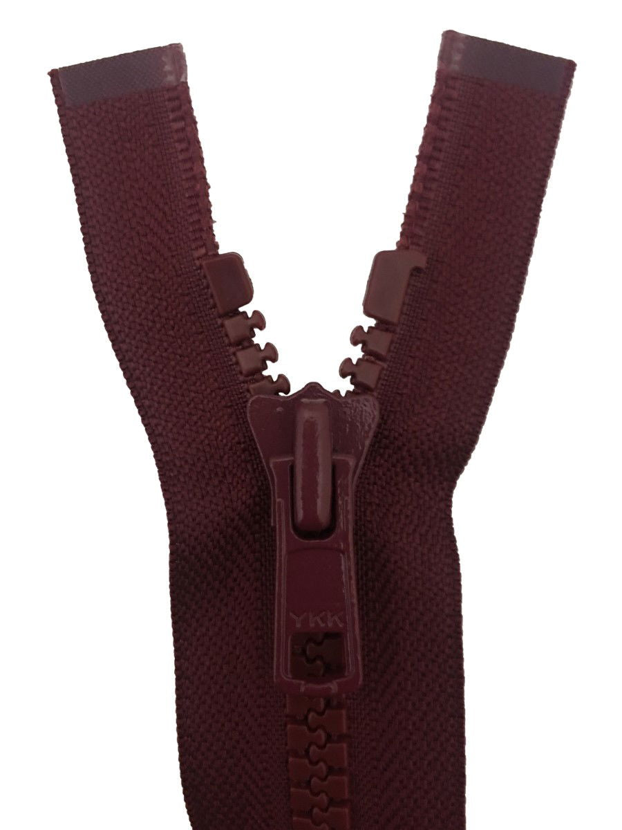 VSO86-30-527 - YKK VISLON OPEN END ZIP 30 inch 76 cm 527 WINE