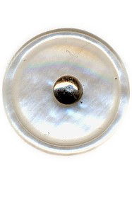 VW001 - VW PEARL METAL LOOP BACK BUTTON 10MM