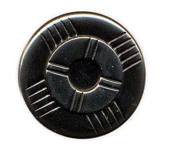 VW003 - VW OXY BRONZE COLOUR BACK LOOP BUTTON 15MM