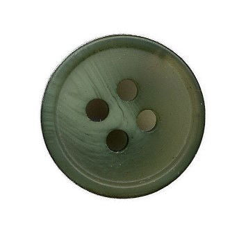 VW011 - VW 4 HOLE GREEN EDGE BUTTON X 100 15MM