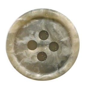 VW029 - VW 4 HOLE BEIGE MARBLE EFFECT BUTTON X 100 15MM