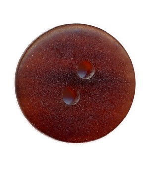 VW038 - VW 2 HOLE FLAT AMBER BUTTON X100 15MM