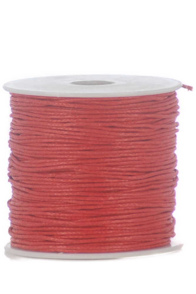 WX1-R - WAX CORD 1mm RED