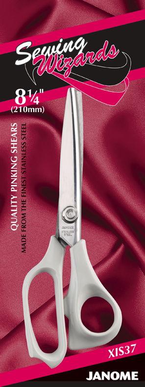 XIS37 - JANOME SEWING WIZARD PINKING SHEARS 8.25 inch