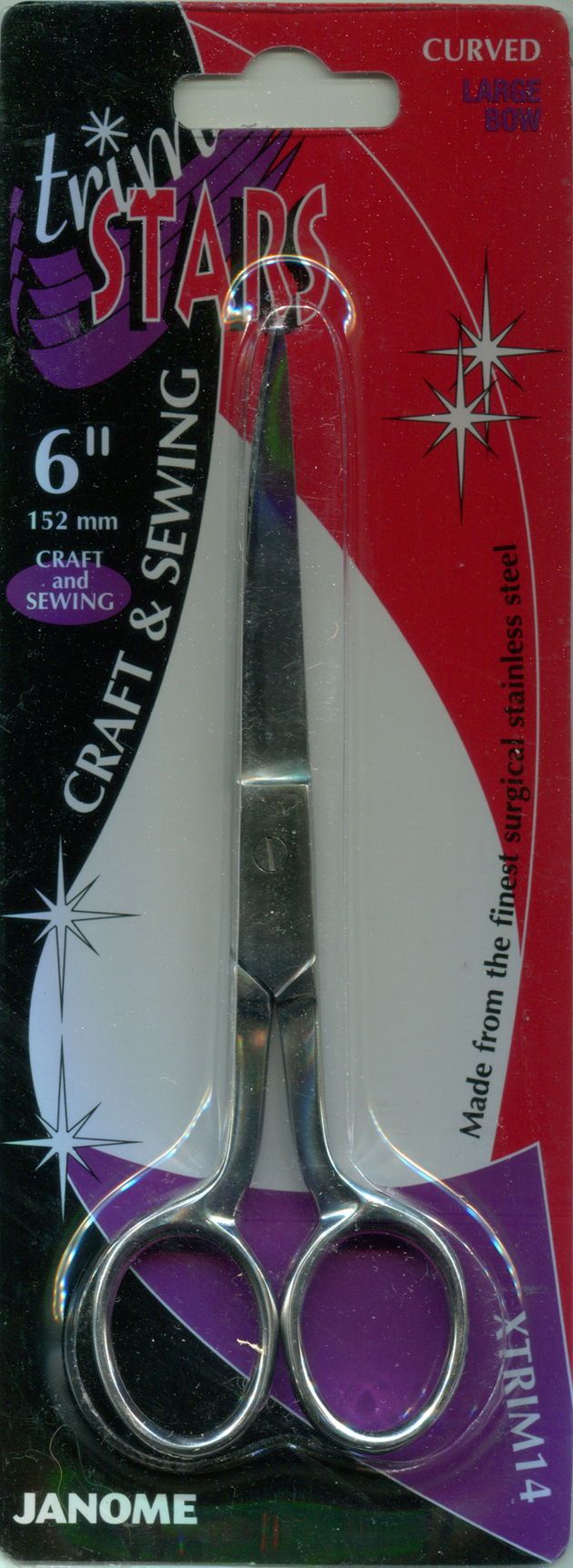 XTRIM14 - CRAFT & SEWING SCISSORS (CURVED) 15cm (6 inch)