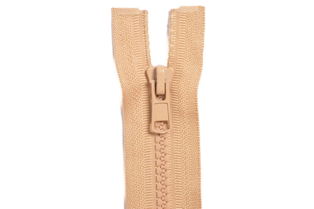 ZC24-98 - ZIPS CHUNKY OPEN END (AUTO) 61 cm FAWN