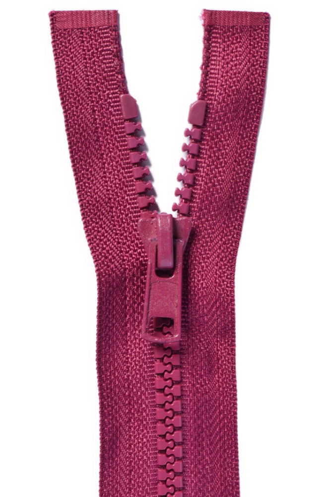 ZC26-288 - **ZIPS CHUNKY OPEN END (AUTO) 65 cm WINE