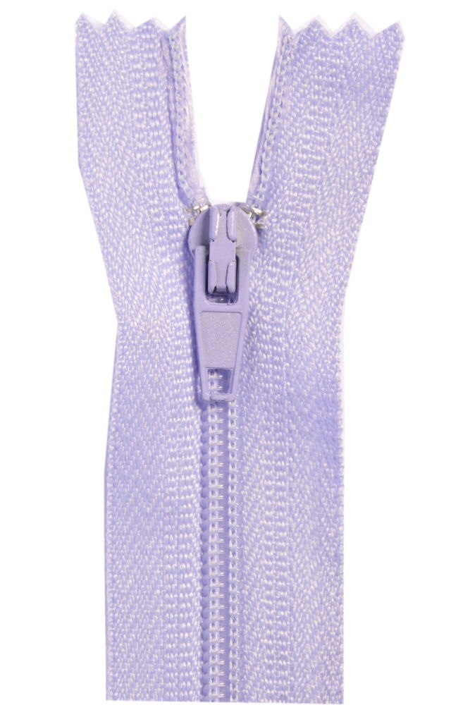ZCE18-163 - ZIP (AUTO) CLOSED END 45 cm C553 LILAC