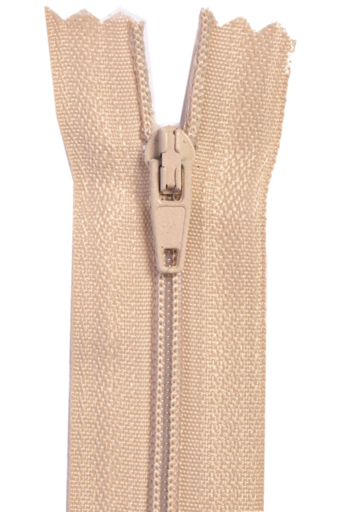 ZCE7-297 - ZIP CLOSED END 18 cm C572/371 BEIGE