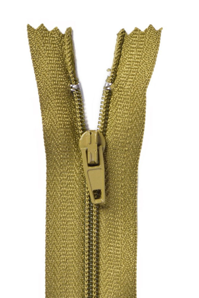 ZCE8-254 - ZIP CLOSED END 20 cm C887 OLIVE