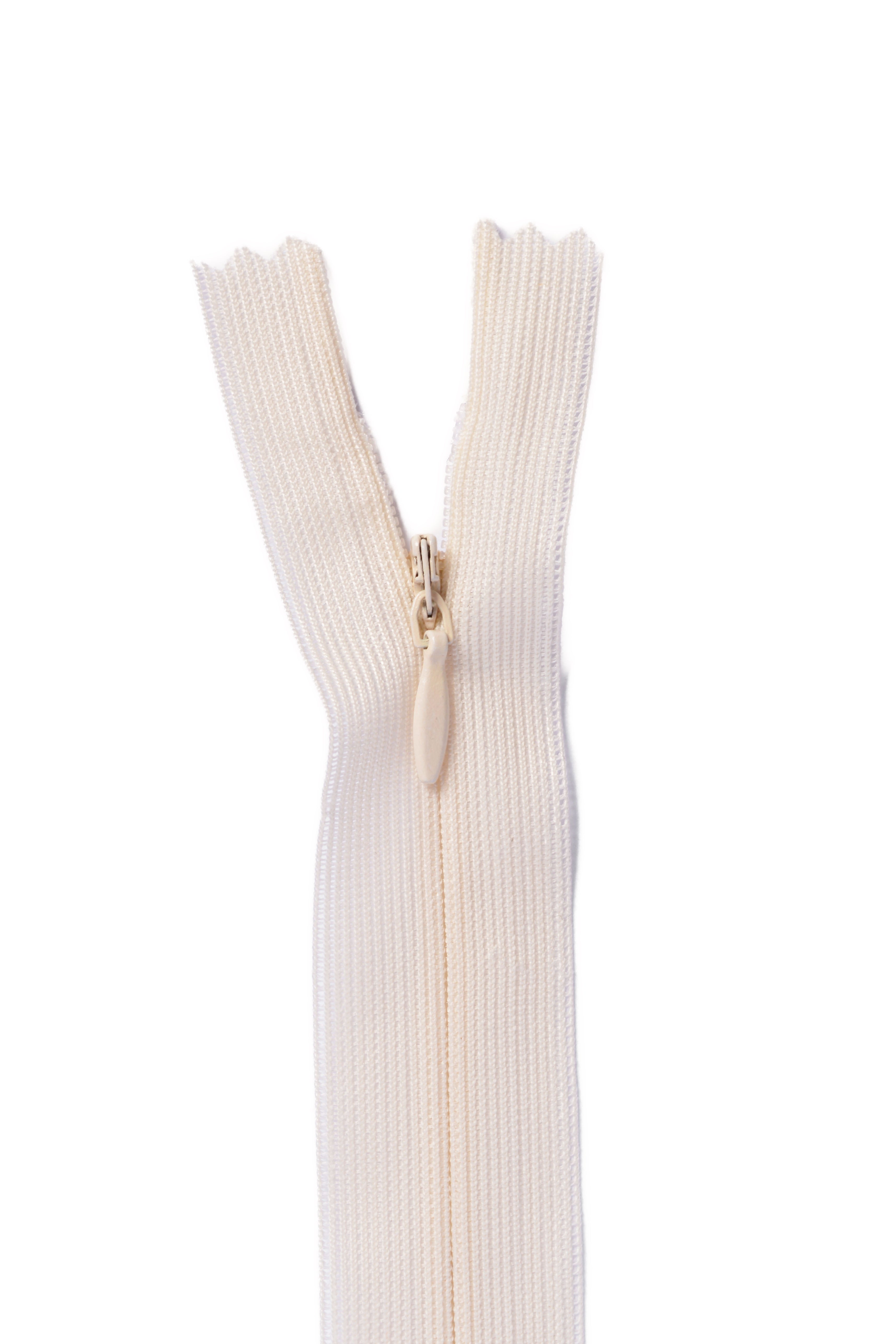 ZI14-121 - ZIPS INVISIBLE CLOSED (AUTO) 35 cm C121 CREAM